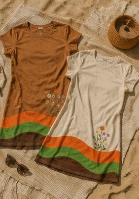 Daisy Tide T-Shirt Dress — Adi Bloom