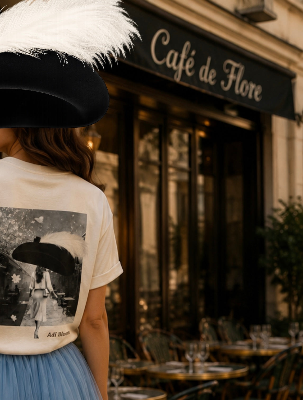 Parisian Bloom Vintage Tee — Adi Bloom