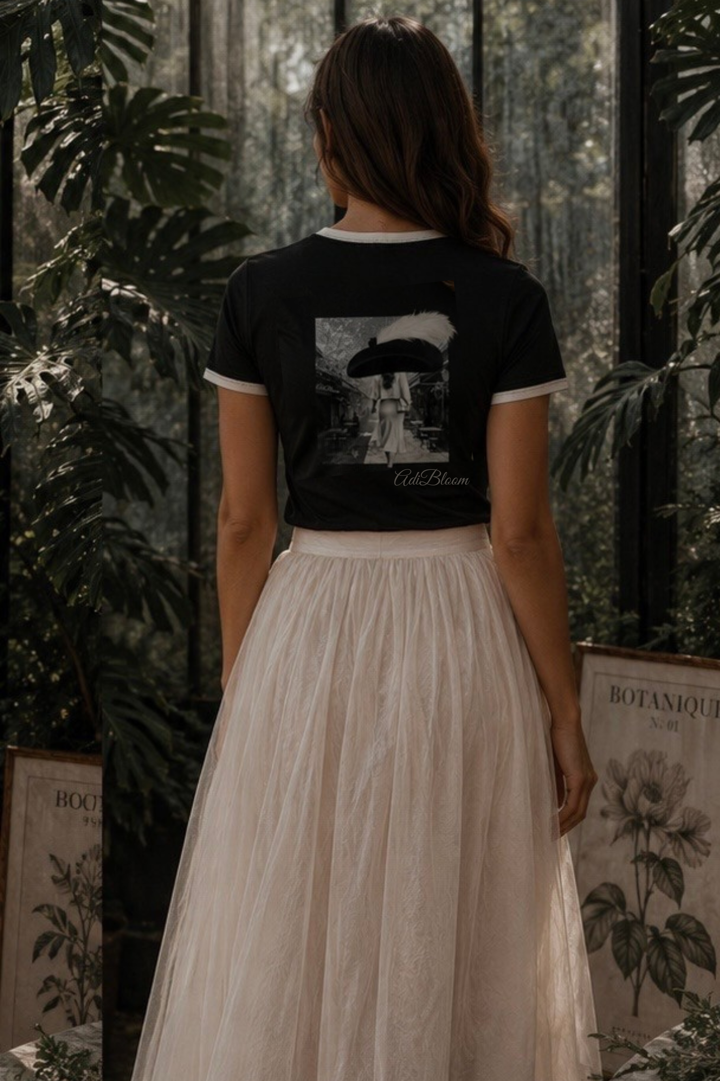 Silent Walk Women's Ringer Tee — Adi Bloom
