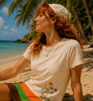 Daisy Tide T-Shirt Dress — Adi Bloom