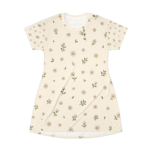 Daisy Reverie T-Shirt Dress-Adi Bloom