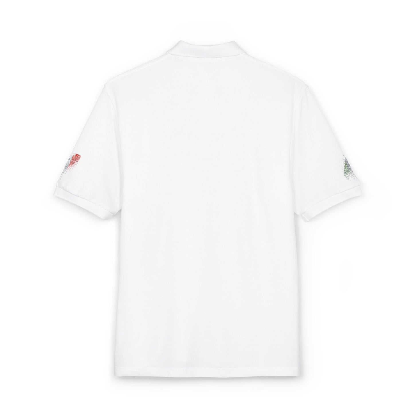 Embroidered Italian Rose Polo Shirt — Adi Bloom