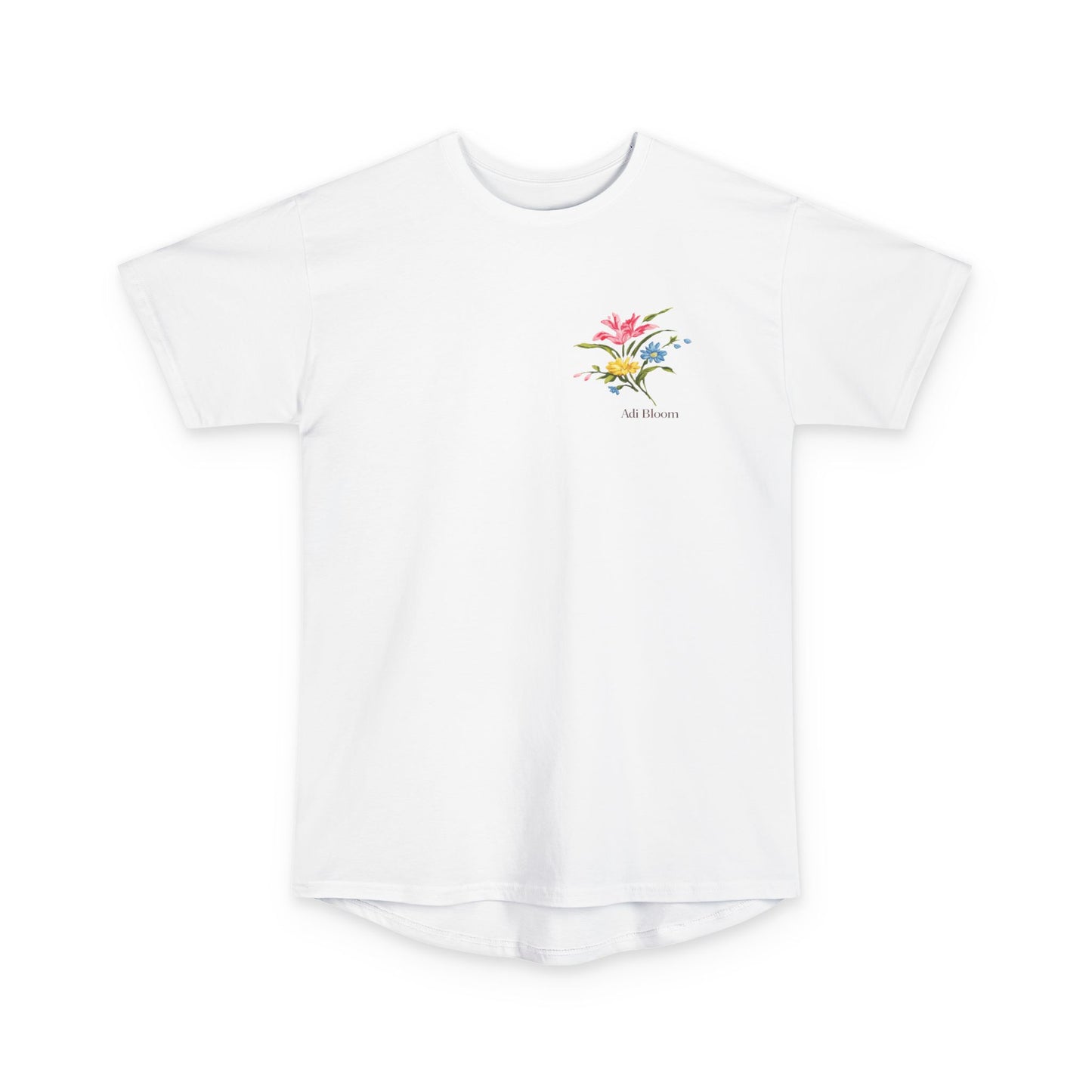 Wild Blossom Long Body Urban Tee — Floral Graphic Urban Style