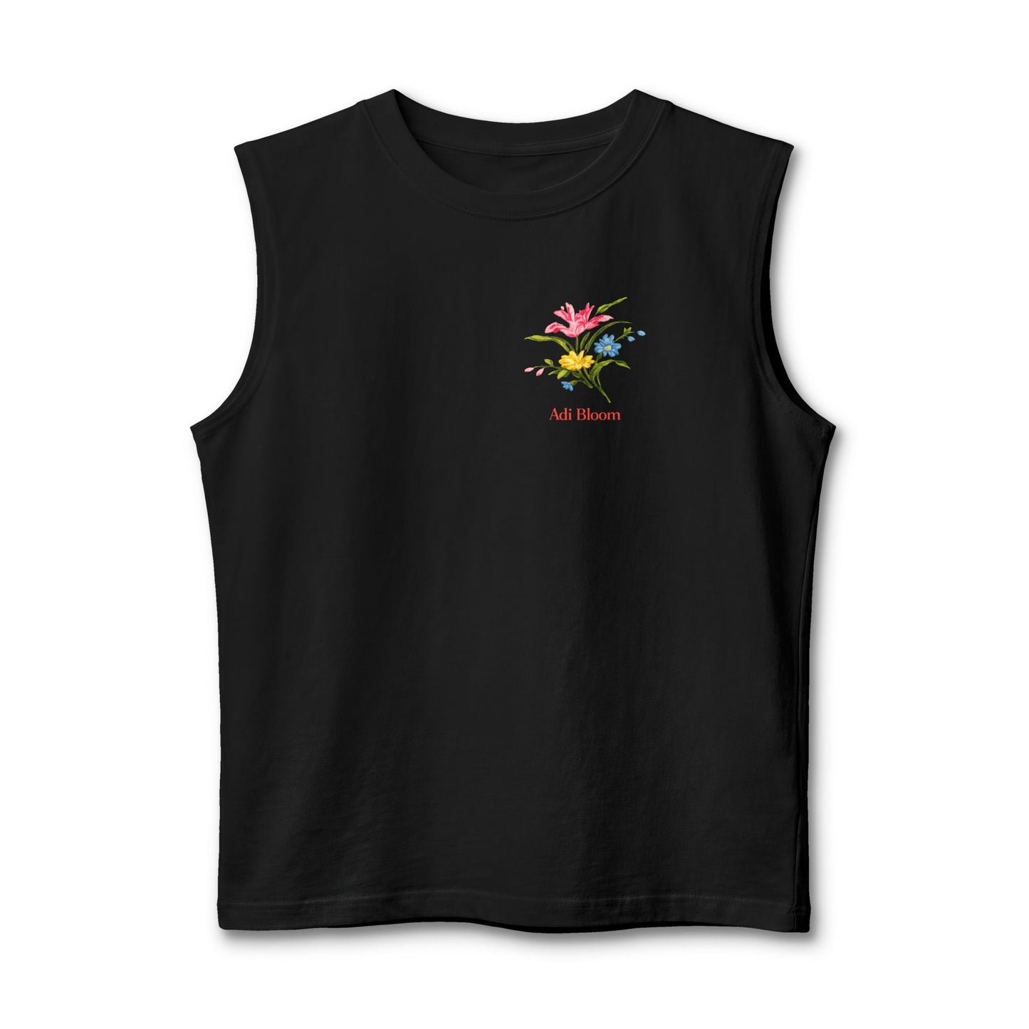 Wildflower Muse Muscle Tank — Adi Bloom Floral Graphic Tank