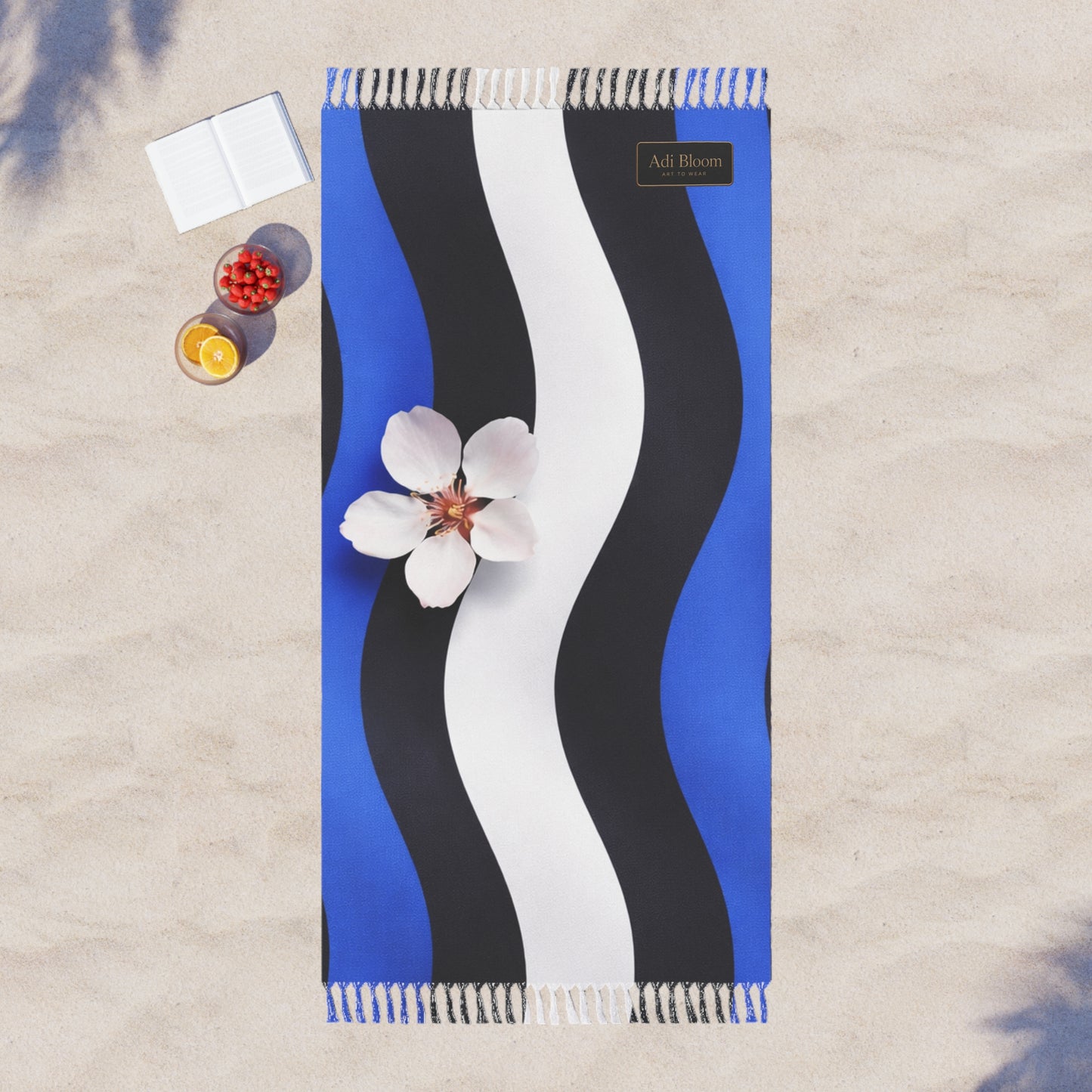 Riviera Wave Beach Towel