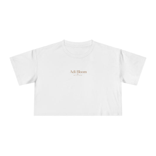 Bloom Rose Women's Crop Tee