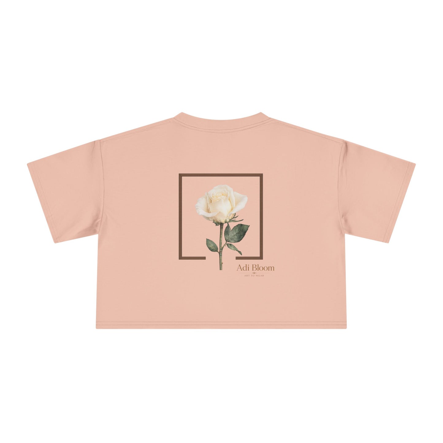 Bloom Rose Women's Crop Tee
