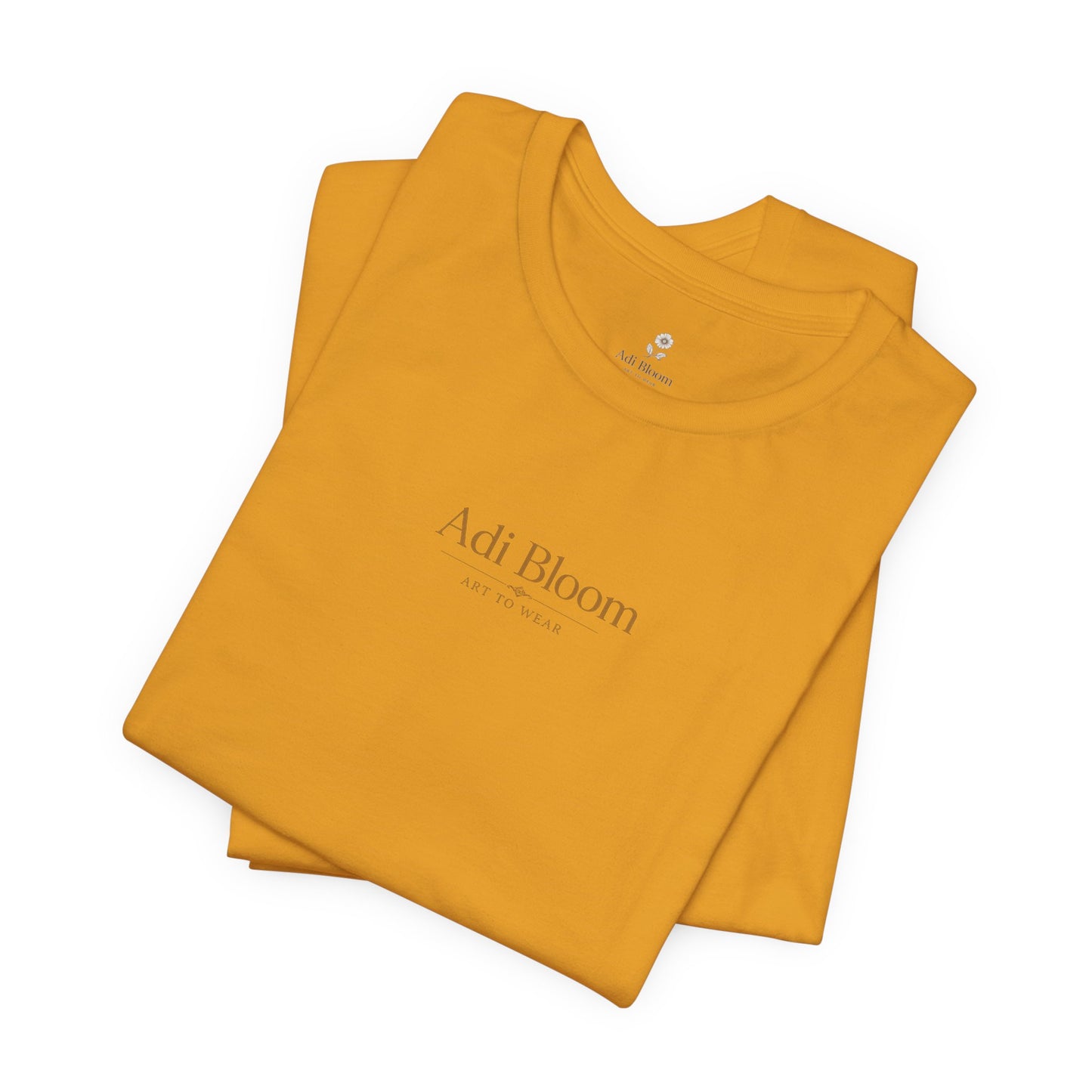 Bloom Rose Graphic Tee — Minimal Floral Back Print T-Shirt