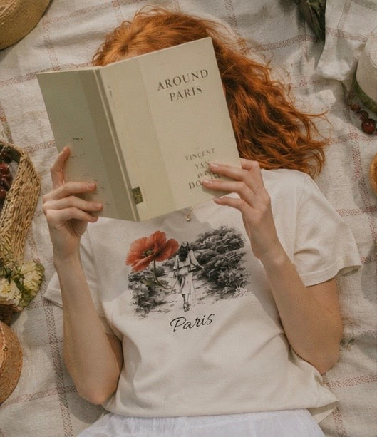 Paris Poppy Tee—Adi Bloom