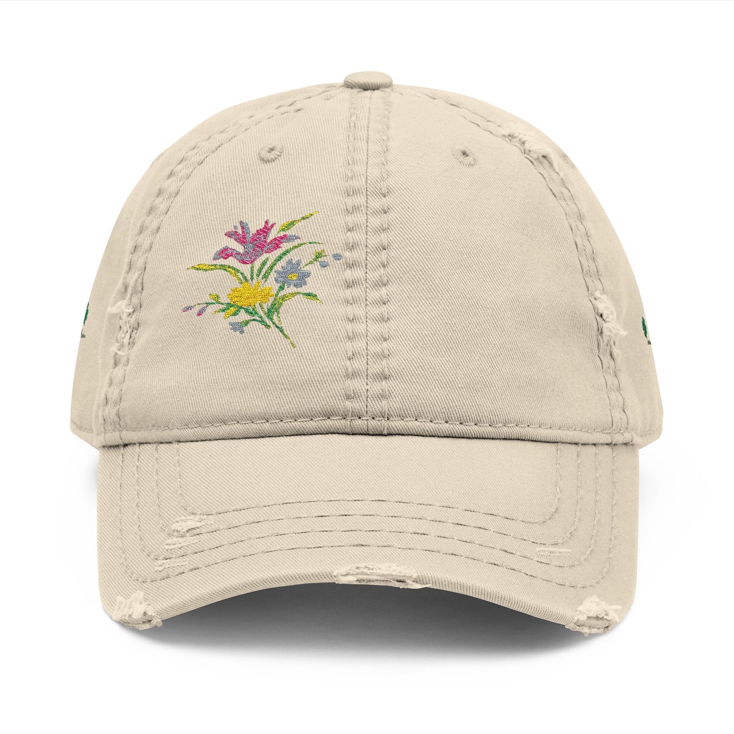 Botanical Embroidered Cap — Adi Bloom