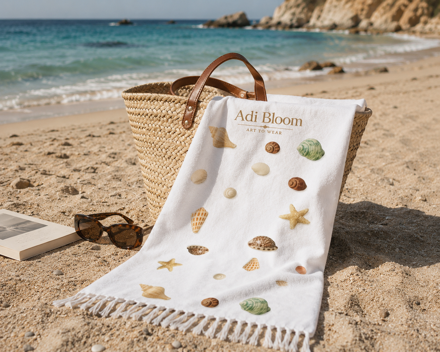 Shell Constellation Beach Towel— Adi Bloom