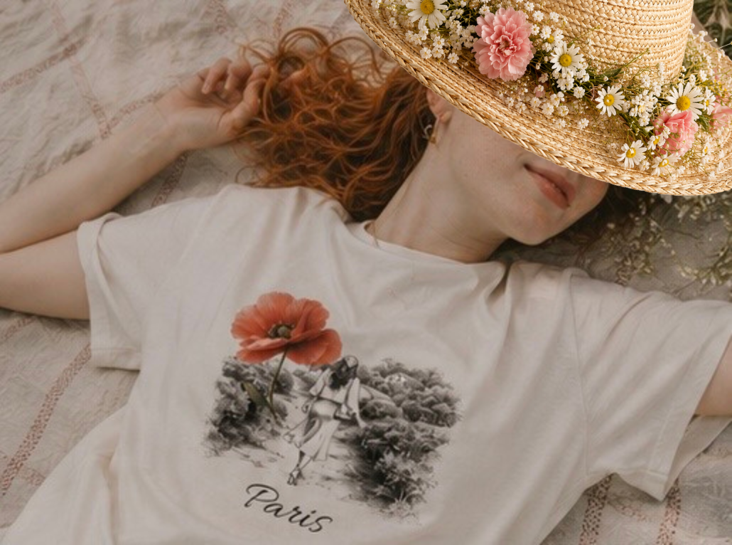 Paris Poppy Tee—Adi Bloom