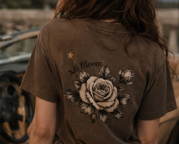 Midnight Bloom Women's Tee—Adi Bloom