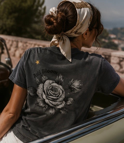 Midnight Bloom Women's Tee—Adi Bloom