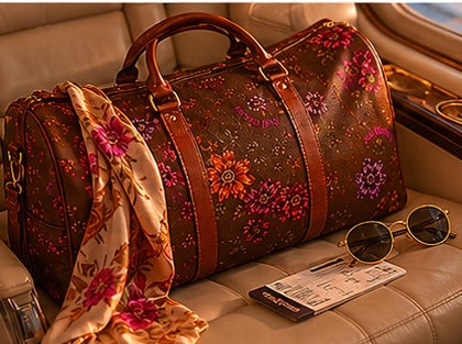 Botanical Escape Waterproof Travel Bag—Adi Bloom