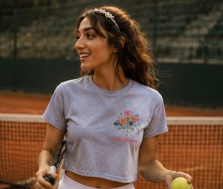 Heritage Crop Tee—Adi Bloom