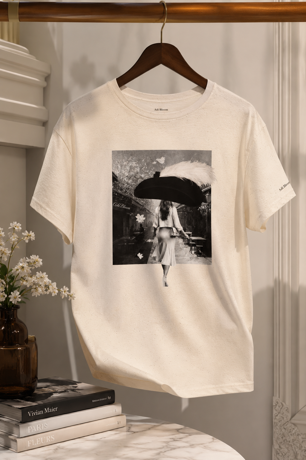 Parisian Bloom Vintage Tee — Adi Bloom