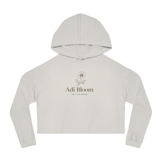 Adi Bloom Paris 1972 Cropped Hoodie — Vintage Paris Graphic Cropped Hoodie
