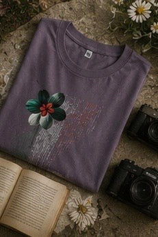 Botanical Presence Oversized Art Tee — Adi Bloom