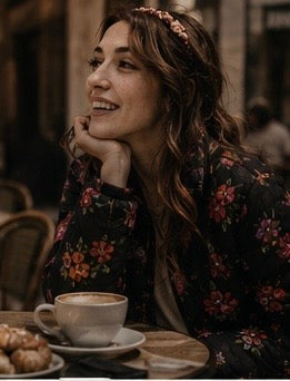 Midnight Wildflowers — Botanical Statement Jacket | Adi Bloom