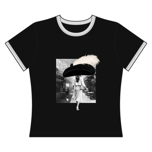 Silent Walk Women's Ringer Tee — Adi Bloom