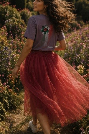 Botanical Presence Oversized Art Tee — Adi Bloom