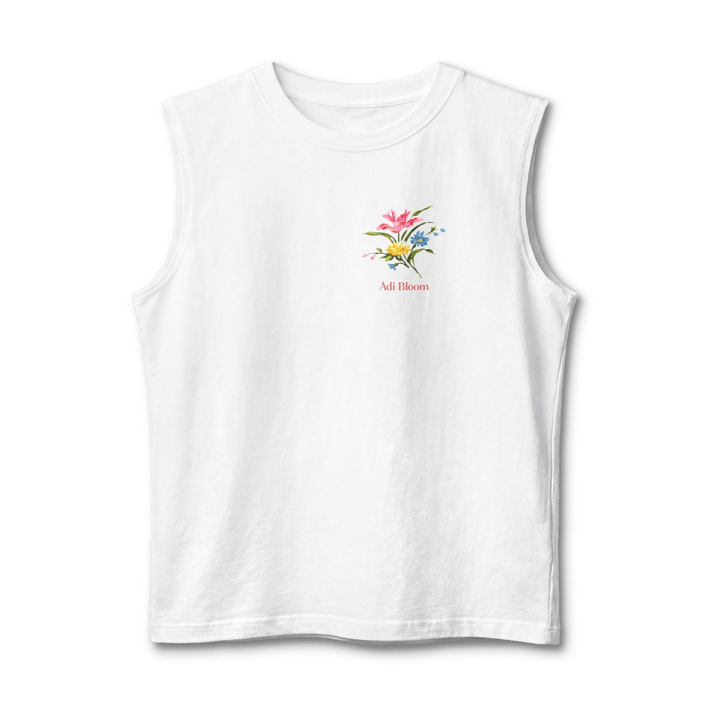 Wildflower Muse Muscle Tank — Adi Bloom Floral Graphic Tank