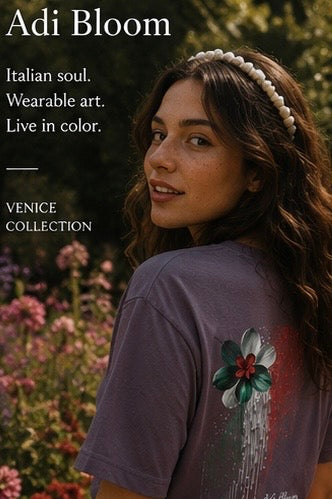 Botanical Presence Oversized Art Tee — Adi Bloom
