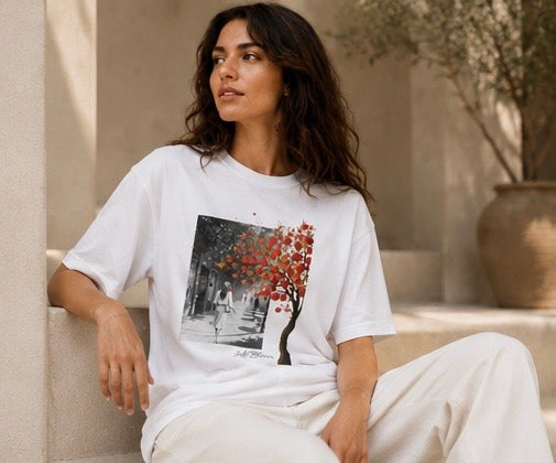 Autumn Presence — Wearable Art T-Shirt—Adi Bloom