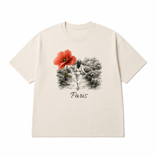 Paris Poppy Tee—Adi Bloom