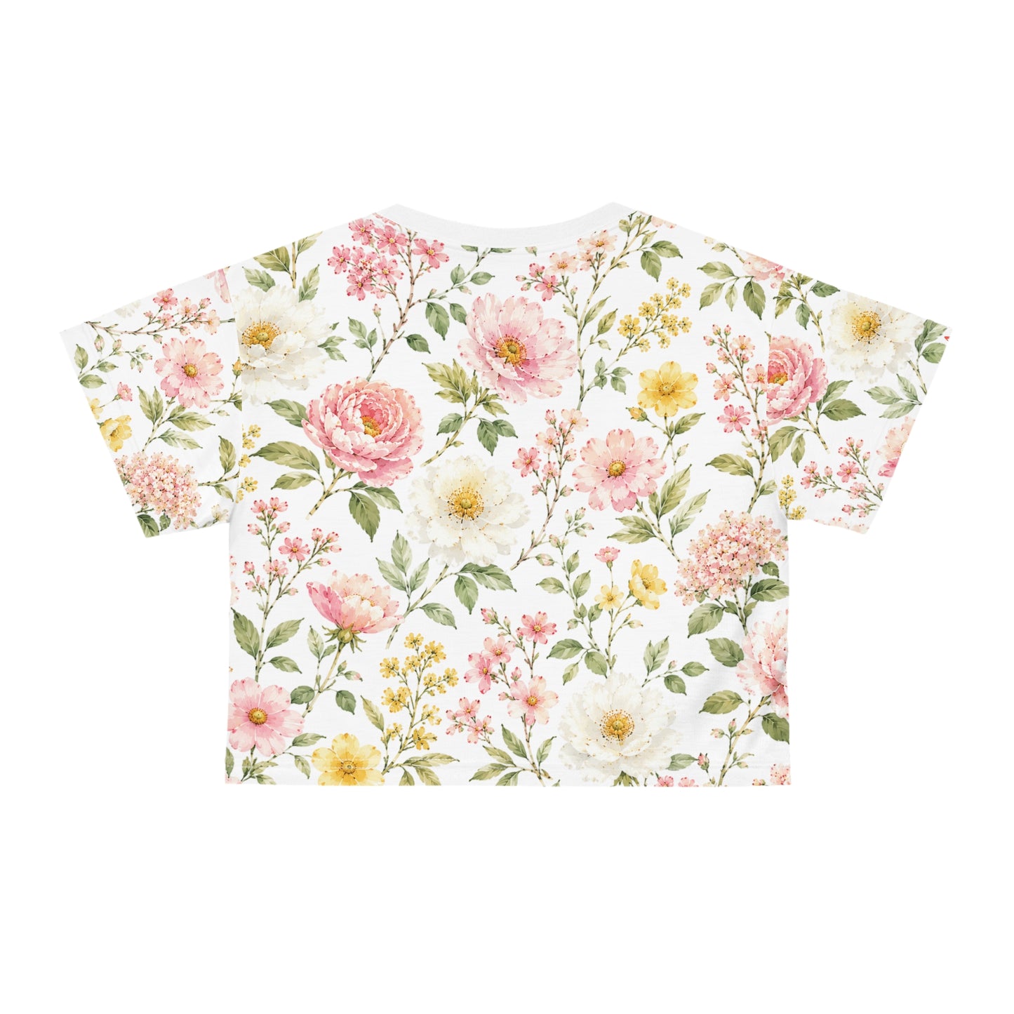 Blush Garden Crop Tee—Adi Bloom