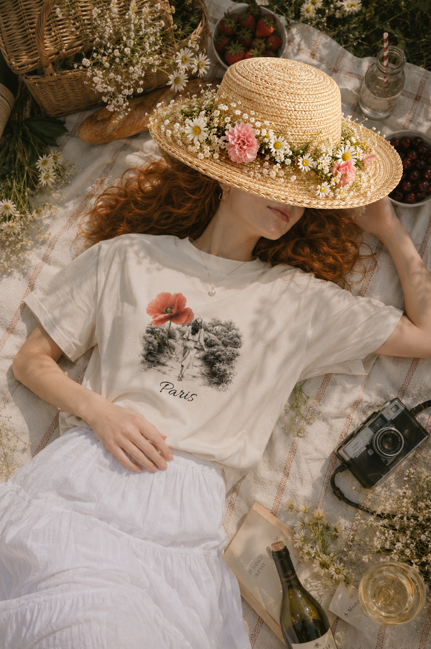 Paris Poppy Tee—Adi Bloom