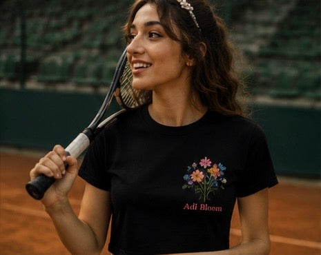 Heritage Crop Tee—Adi Bloom