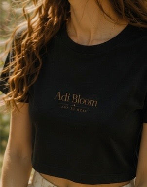 Bloom Rose Women's Crop Tee