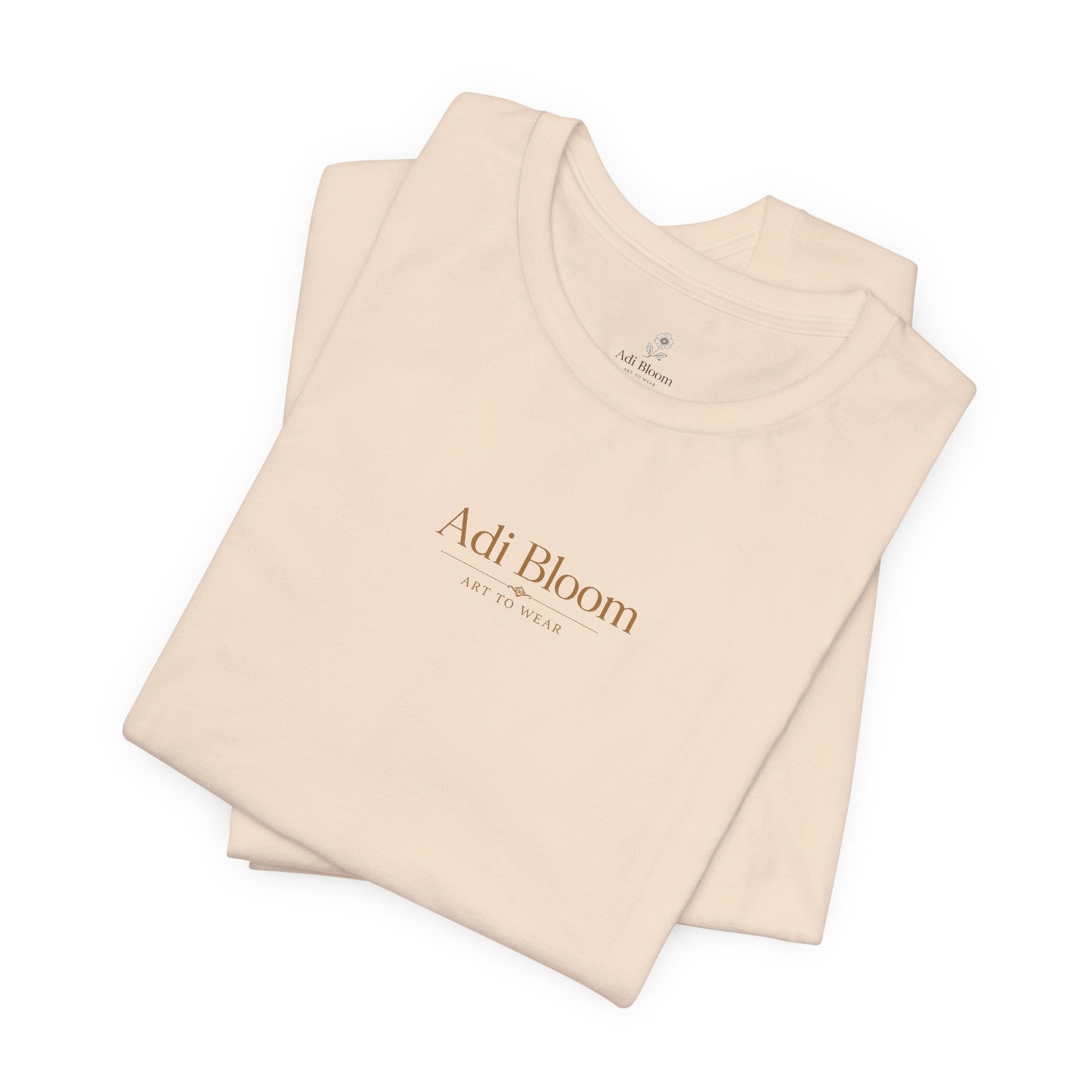 Bloom Rose Graphic Tee — Minimal Floral Back Print T-Shirt