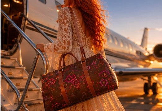 Botanical Escape Waterproof Travel Bag—Adi Bloom