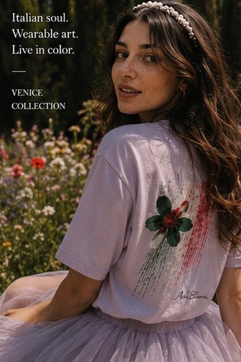 Botanical Presence Oversized Art Tee — Adi Bloom