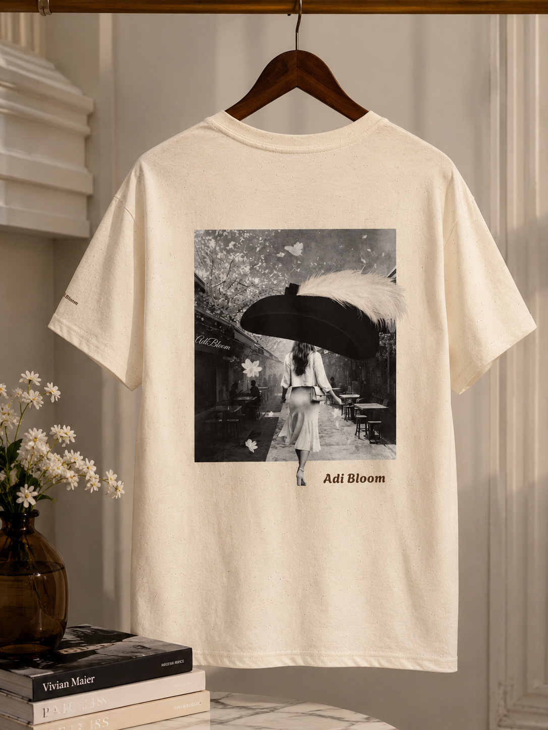 Parisian Bloom Vintage Tee — Adi Bloom