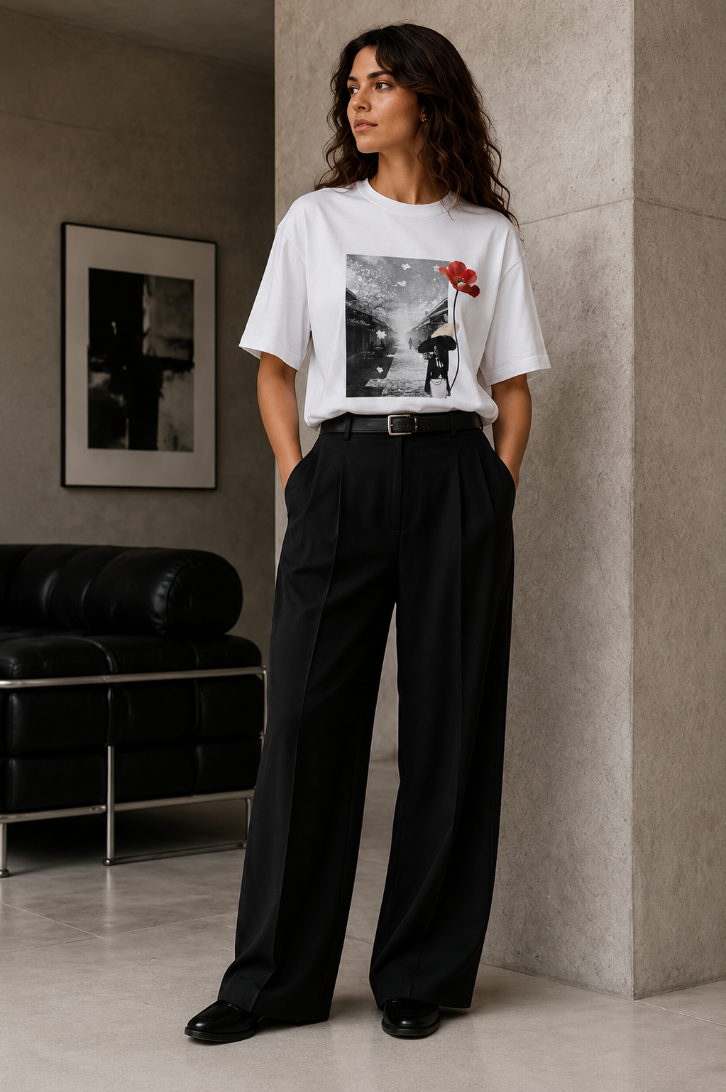 Silent Bloom -Editorial Art Tee-Adi Bloom