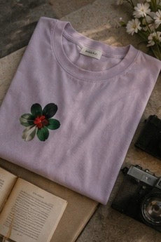 Botanical Presence Oversized Art Tee — Adi Bloom