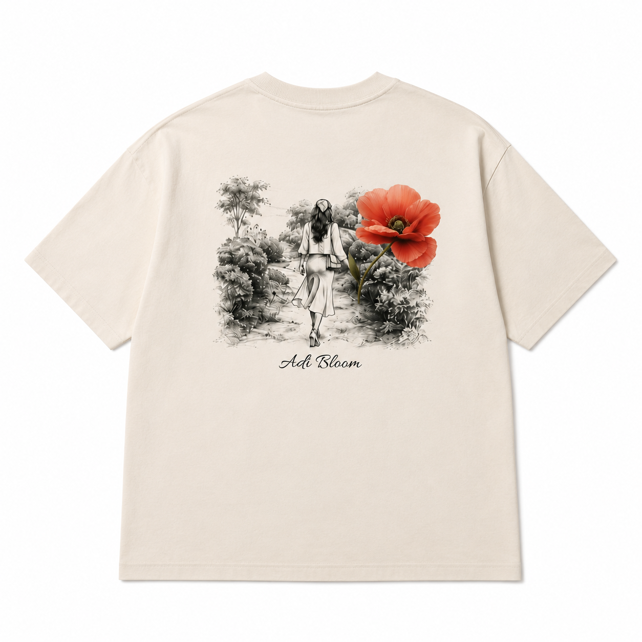 Paris Poppy Tee—Adi Bloom