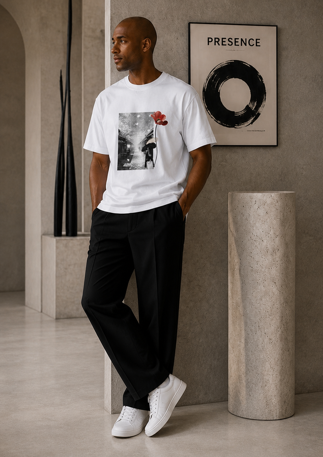 Silent Bloom -Editorial Art Tee-Adi Bloom