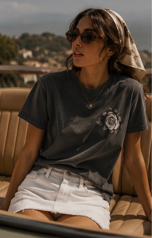 Midnight Bloom Women's Tee—Adi Bloom
