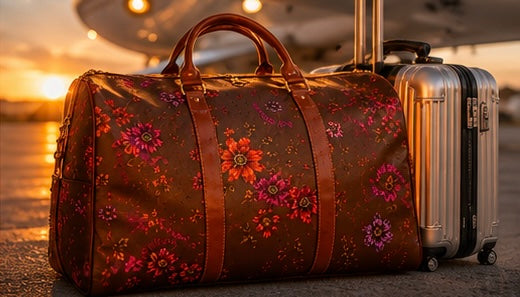 Botanical Escape Waterproof Travel Bag—Adi Bloom