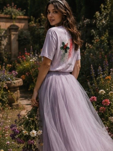 Botanical Presence Oversized Art Tee — Adi Bloom