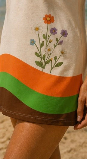 Daisy Tide T-Shirt Dress — Adi Bloom
